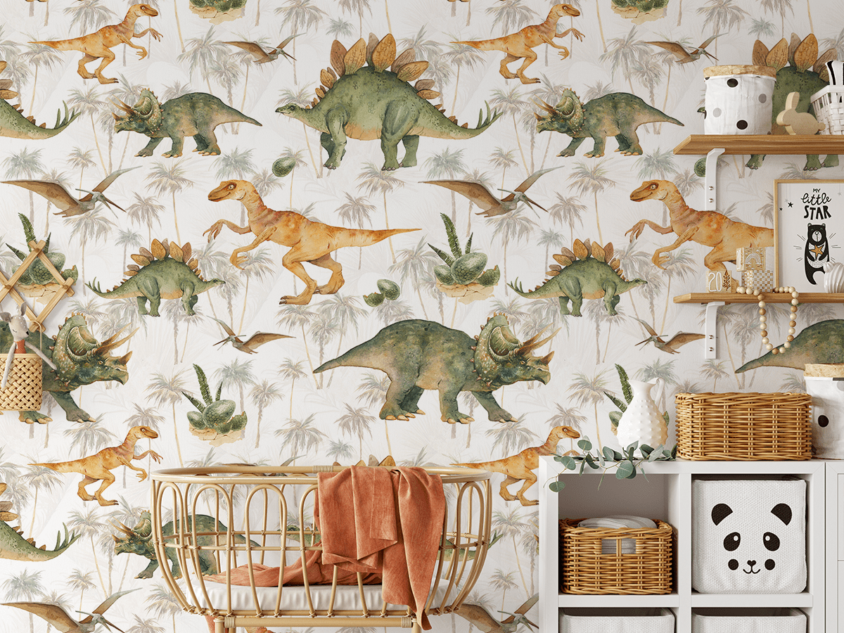 Fotobehang Jurassic Adventure