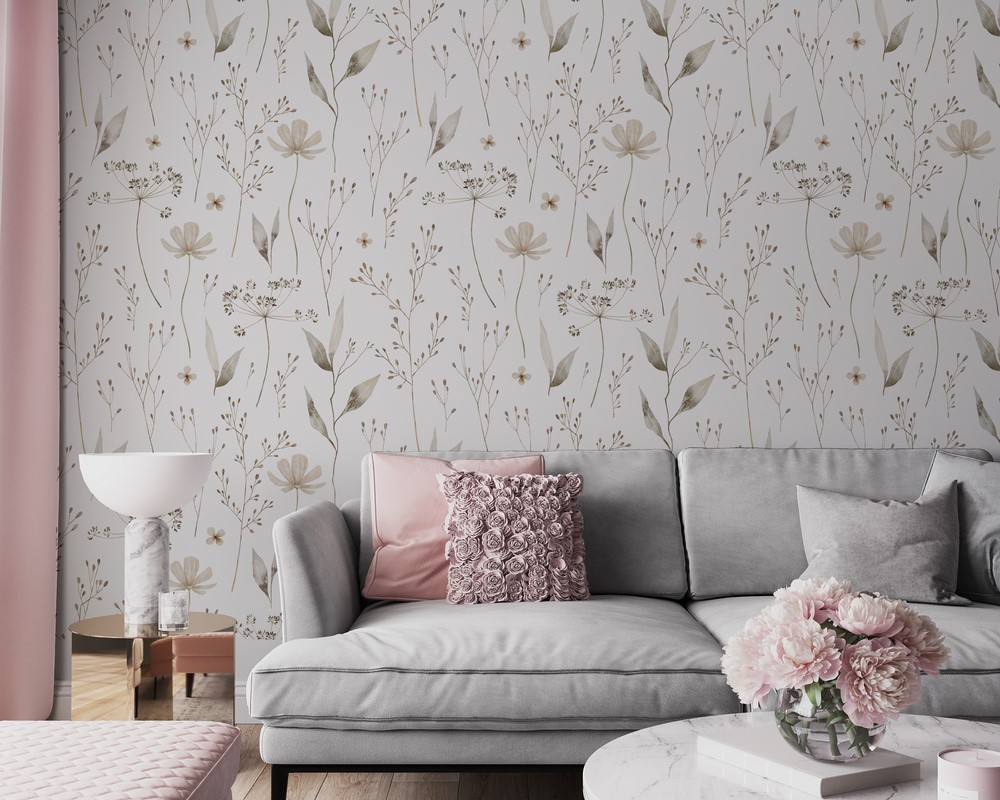Fotobehang Delicate bloemen