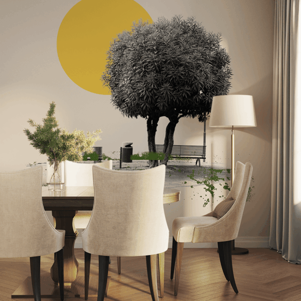 Fotobehang Minimalistische hoek