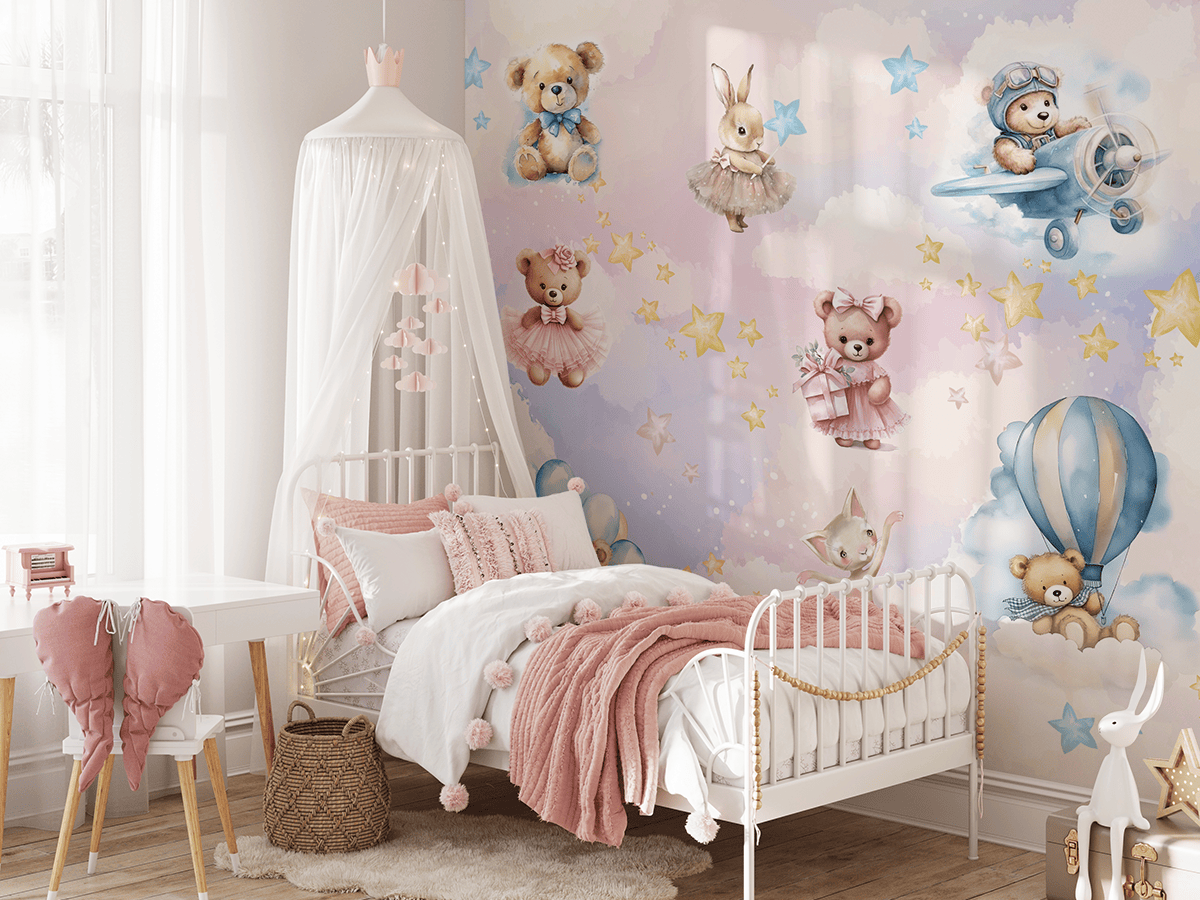 Fotobehang Magische bal voor baby's