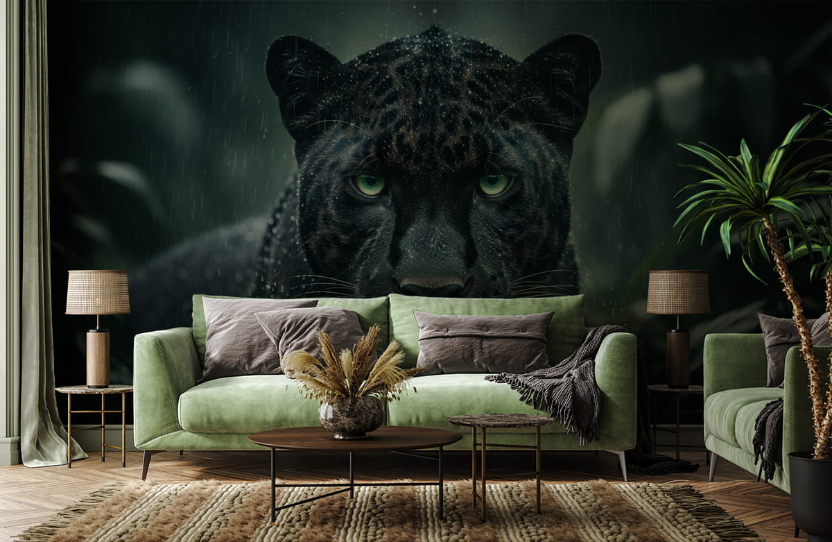 Fotobehang Zwarte Panter