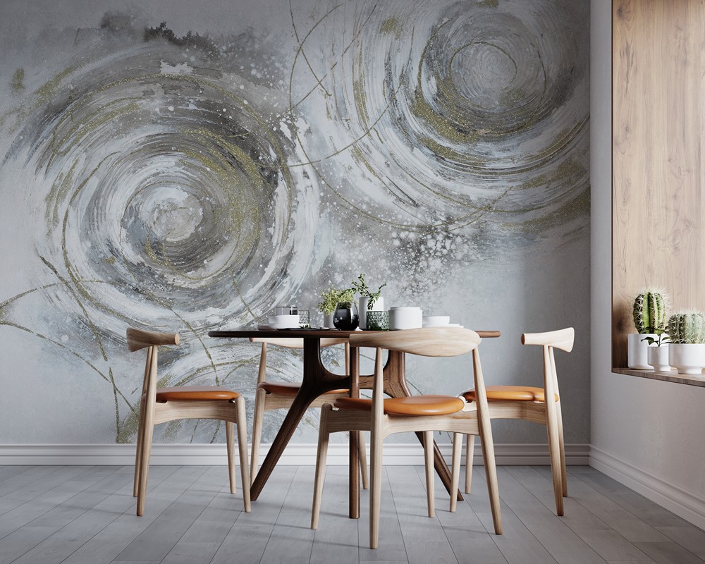Fotobehang Abstracte cirkel
