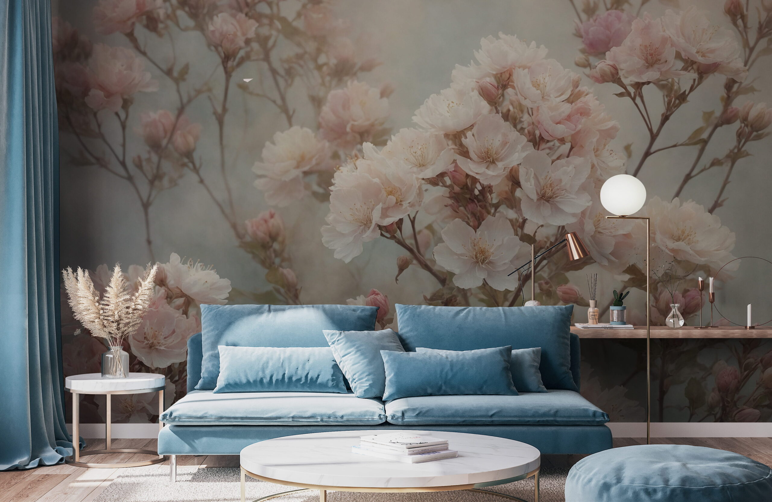 Fotobehang Tere bloemen