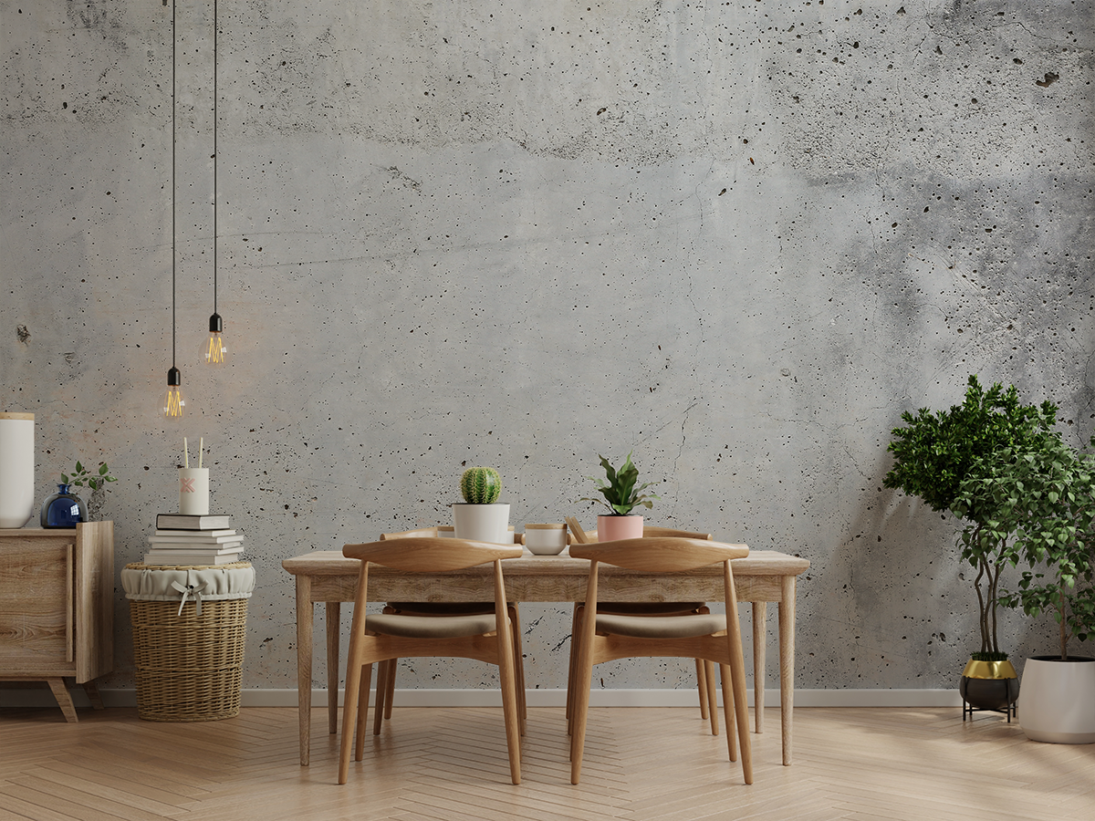Fotobehang Licht beton