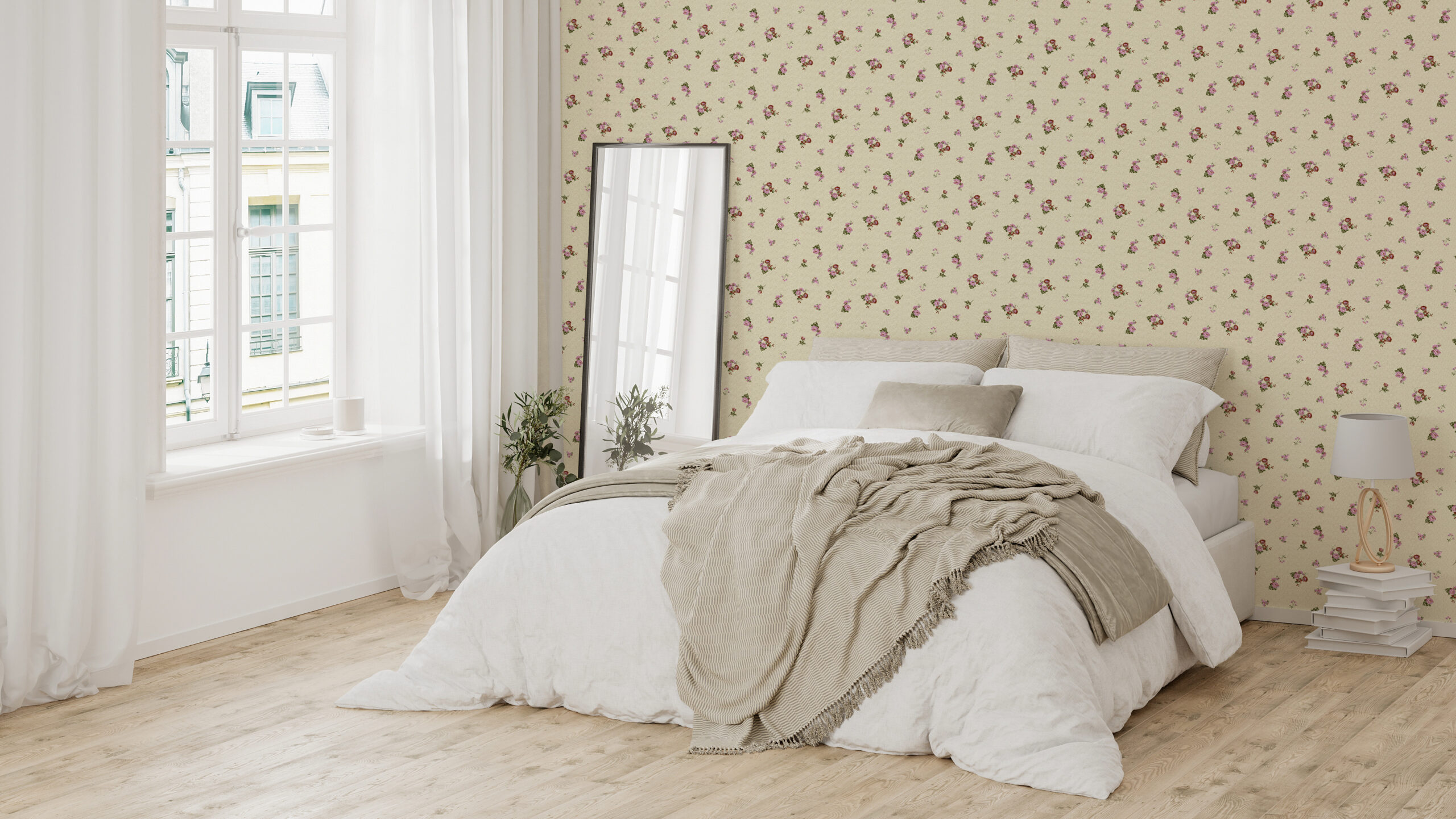 Fotobehang Shabby Chic rozen