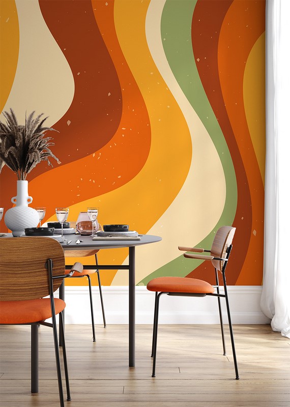 Fotobehang Retro-abstractie