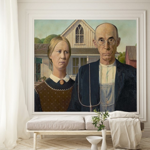 Fotobehang Amerikaanse gotiek