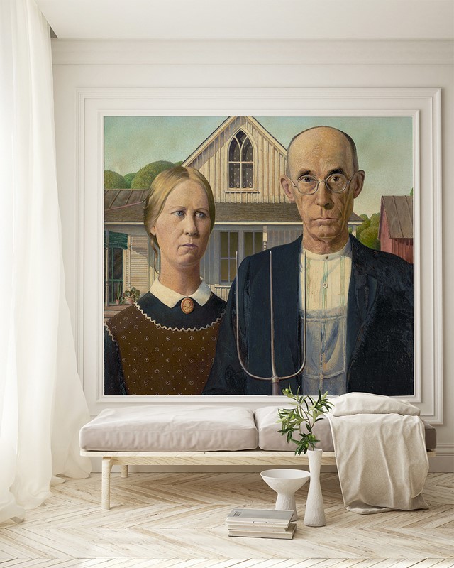 Fotobehang Amerikaanse gotiek