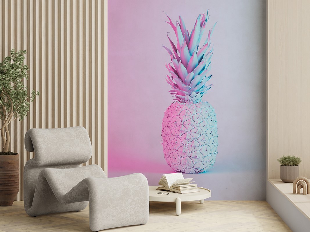 Fotobehang Ananas Ombre