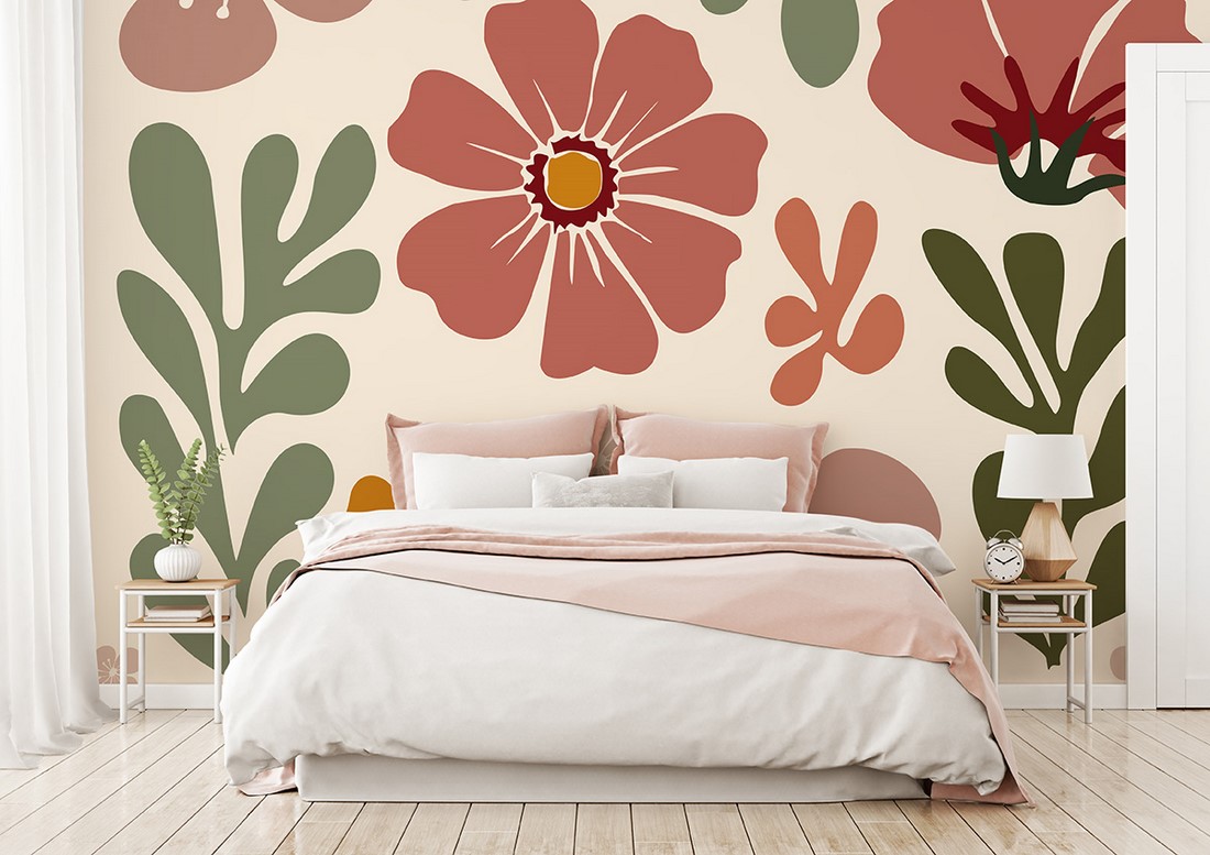 Fotobehang Boho-tuin