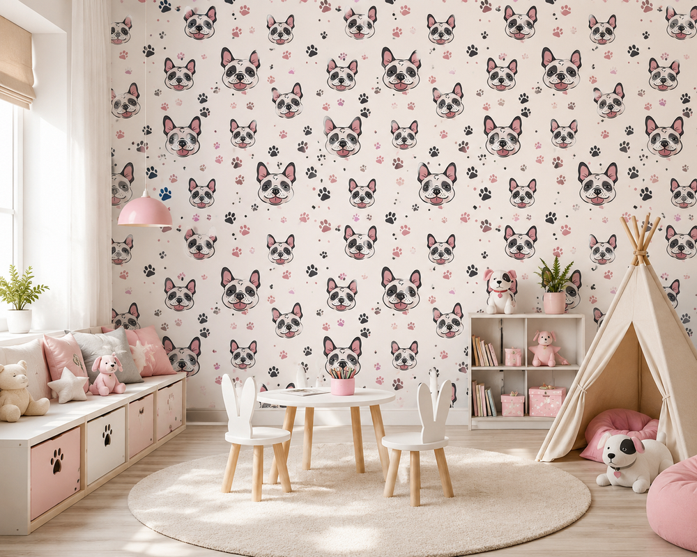 Fotobehang Bulldog Love