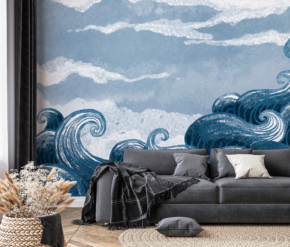 Fotobehang Oceaangolven