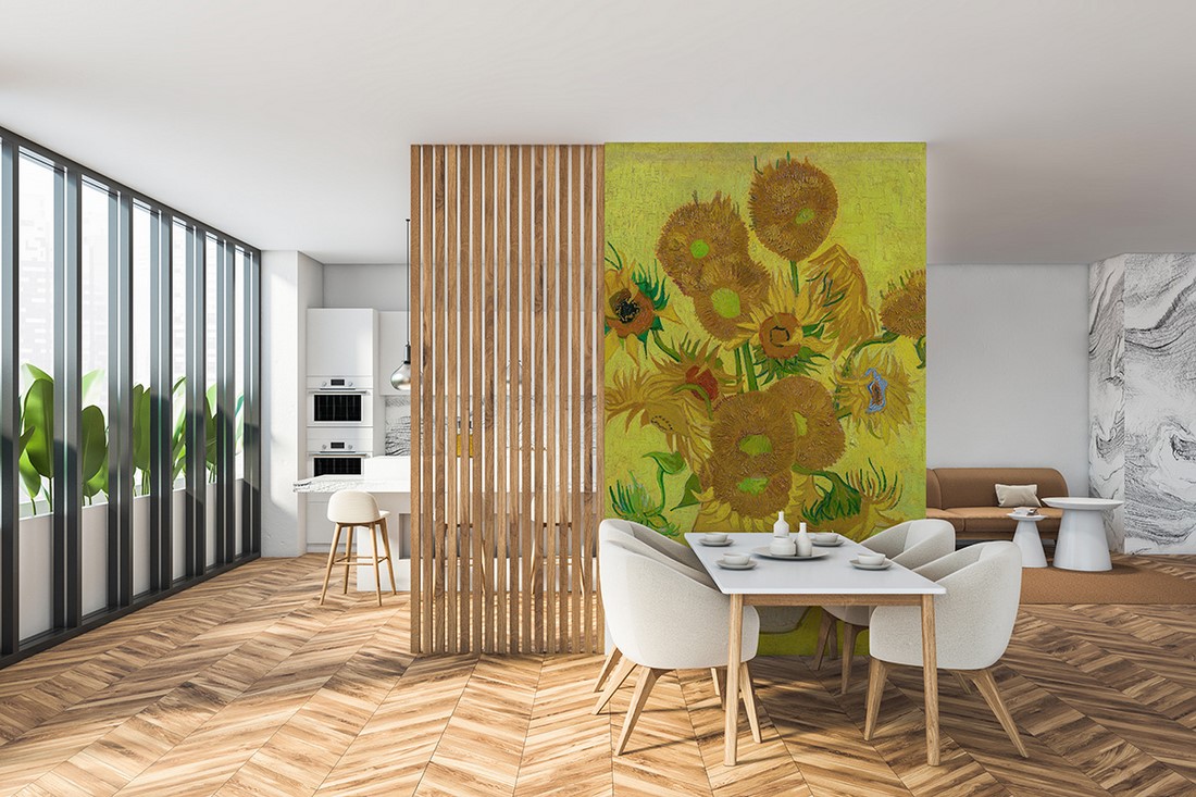 Fotobehang Zonnebloemen